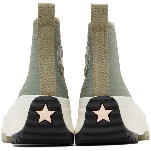 **SOLD** CONVERSE KHAKI RUN STAR HIKE HI SNEAKERS - Picture 3 of 8